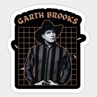 Garth brooks --- 90s aesthetic Sticker